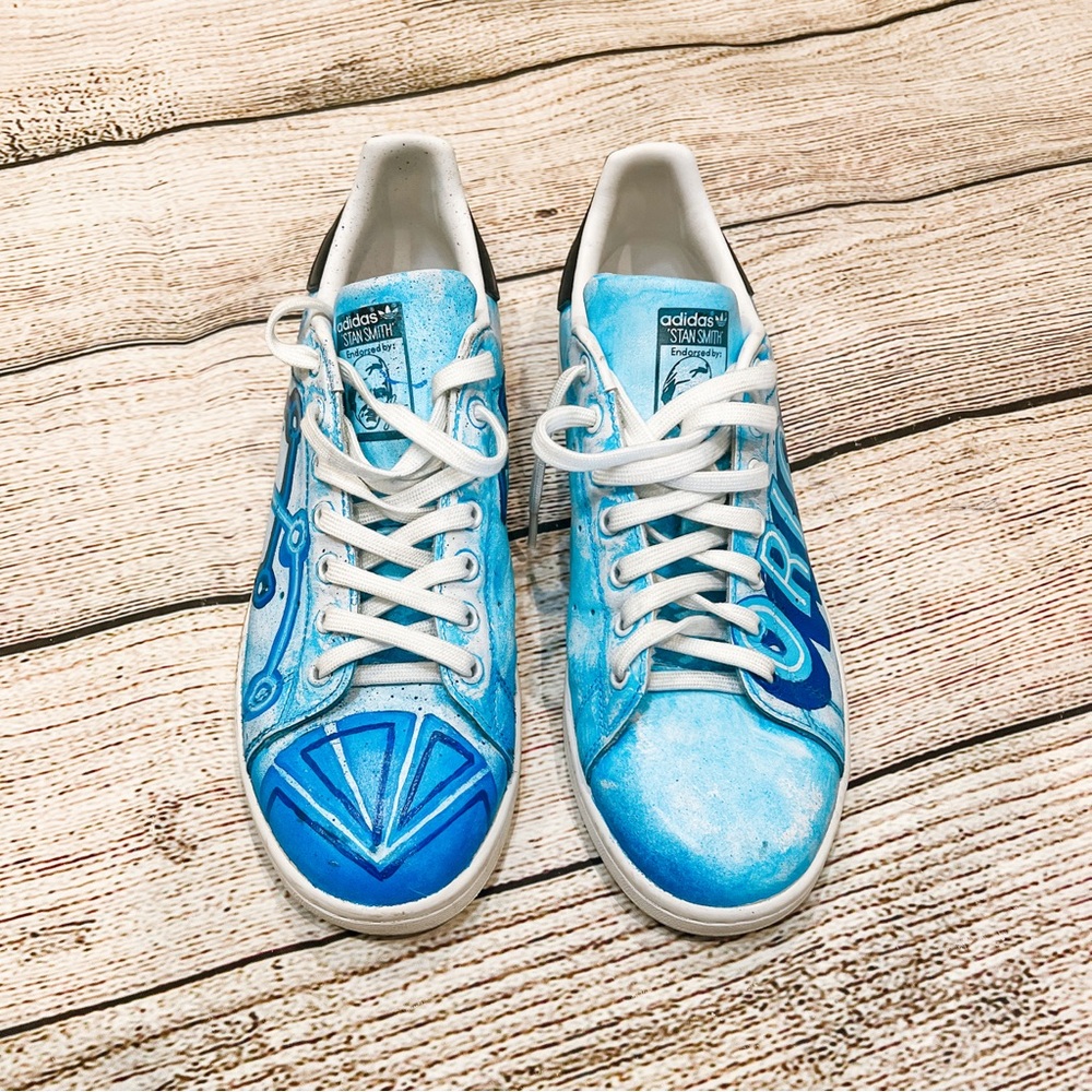 Adidas Sam Smith Custom Painted Sneakers